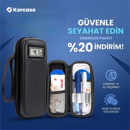 Korcase™ - İnsülin Soğutmalı Güvenli Saklama Çantası